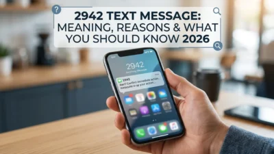 2942 text message meaning, common reasons for receiving it, SMS short code details, and what to know in 2026