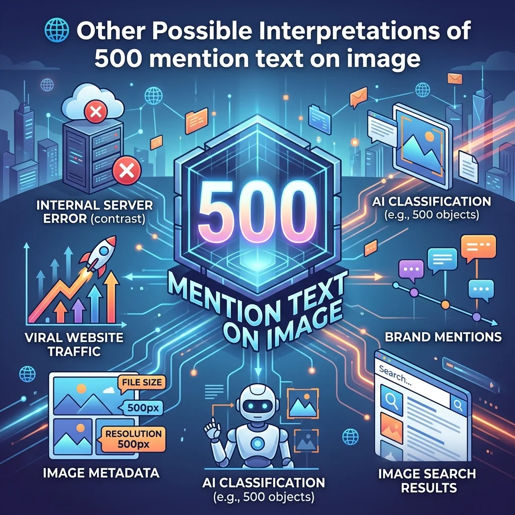 Other possible interpretations of 500 in text messages, including SMS codes, errors, alerts, and digital communication meanings