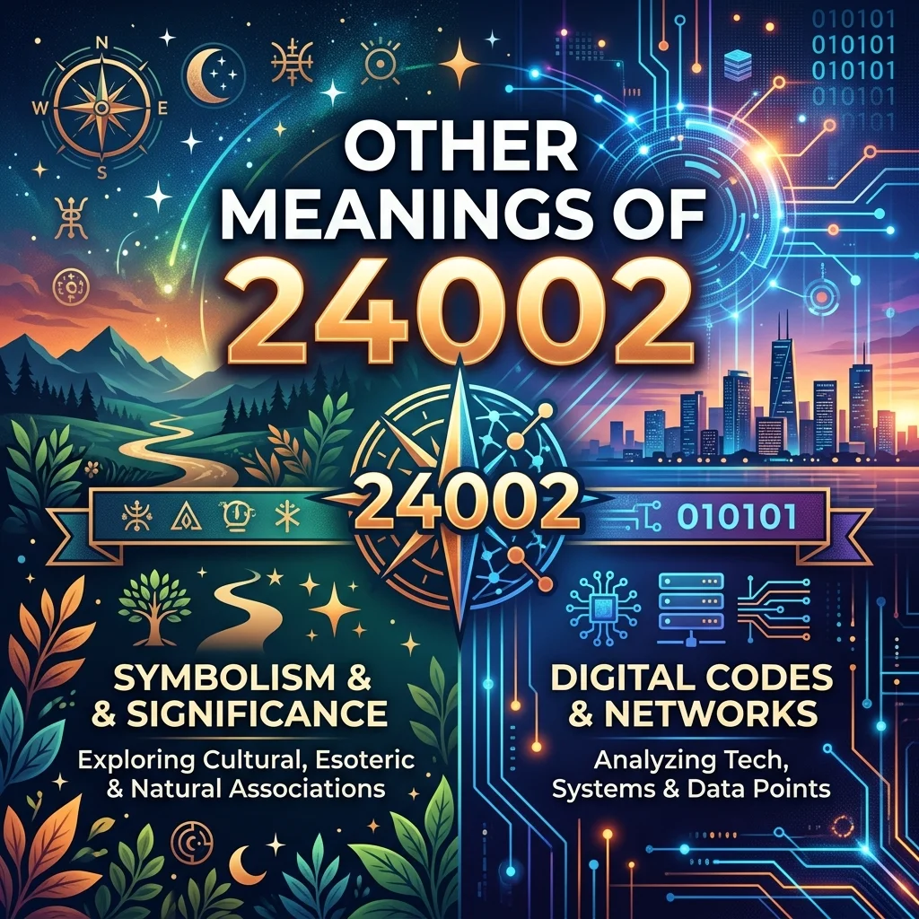 Other meanings of 24002, including SMS short codes, service notifications, digital codes, and possible text message uses