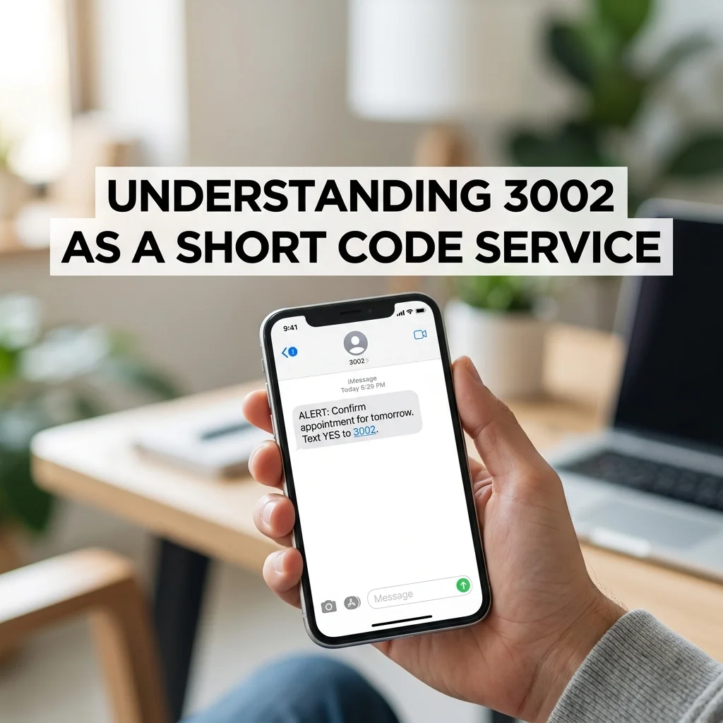 3002 as a short code service, explaining SMS alerts, mobile notifications, and text messaging services