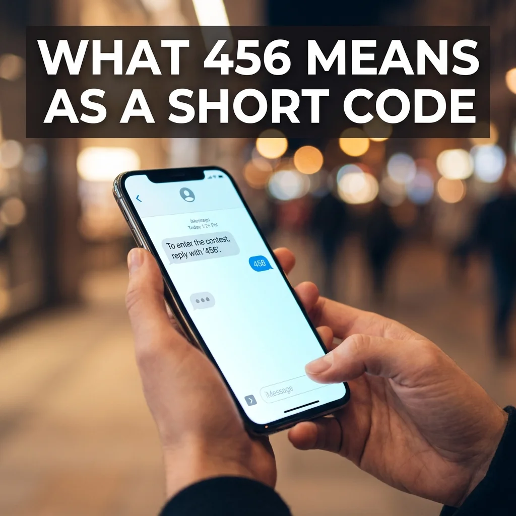 What 456 means as a short code, including SMS messaging, mobile alerts, and common short code uses