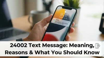 24002 text message meaning, common reasons for receiving it, SMS short code details, and what you should know