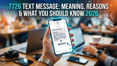 7726 text message meaning, why 7726 is used to report spam texts, SMS safety tips, and what to know in 2026