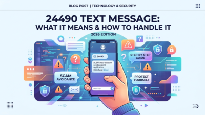 24490 text message meaning, possible SMS short code alerts, account notifications, verification messages, and what to know in 2026