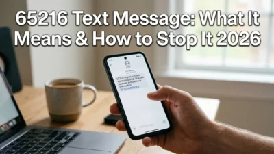65216 text message meaning, SMS alerts, unwanted messages, short code information, and how to stop texts in 2026