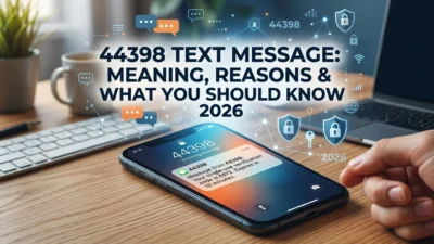 44398 text message meaning, Firebase verification codes, account authentication, SMS alerts, and what to know in 2026