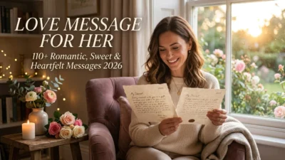 110+ love messages for her in 2026 with romantic, sweet, heartfelt, caring, and meaningful messages