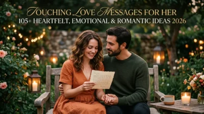 105+ touching love messages for her in 2026 with heartfelt, emotional, romantic, sweet, and meaningful ideas