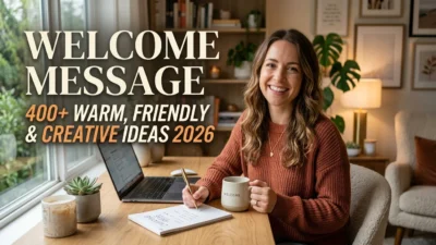 Welcome message ideas with 400+ warm, friendly and creative examples for 2026