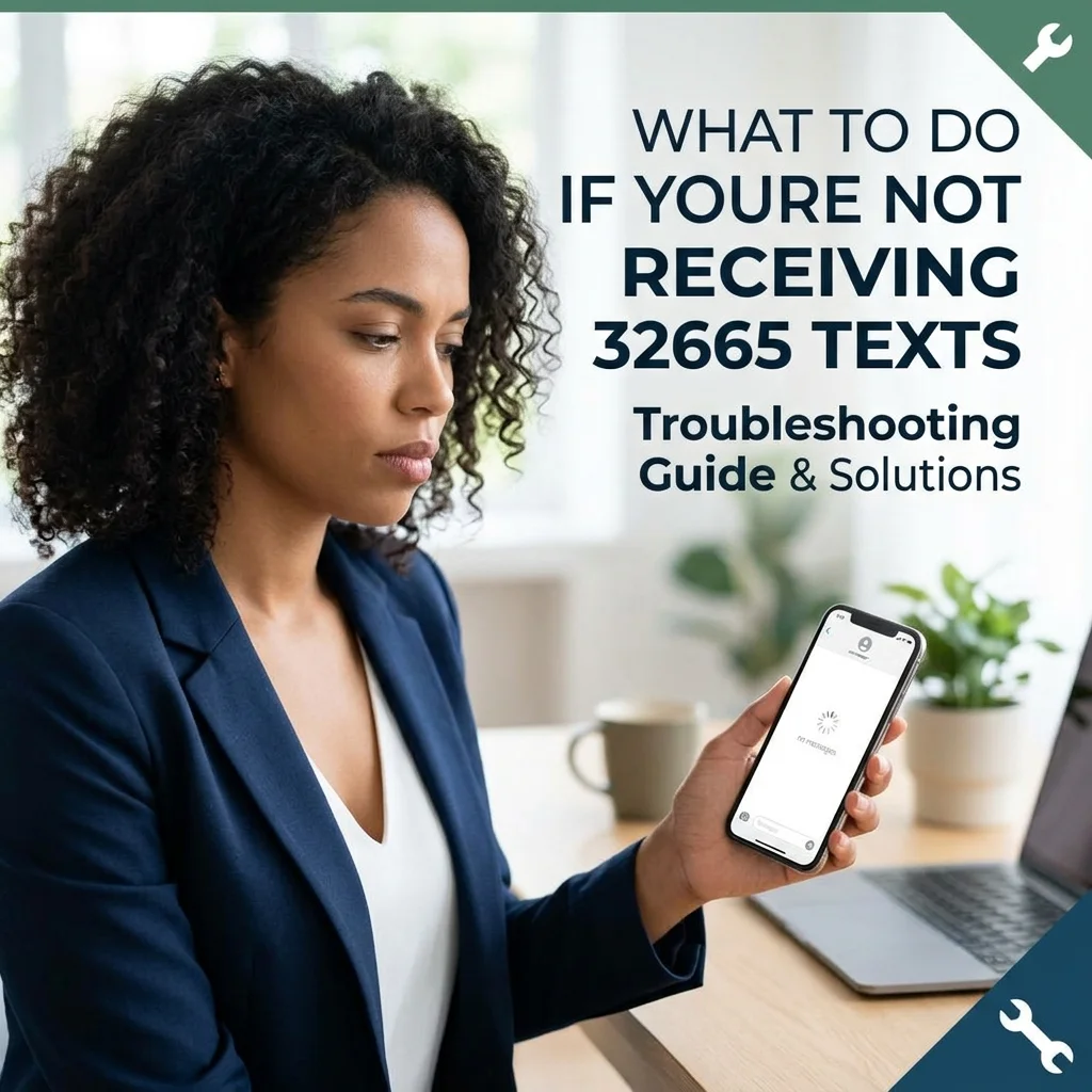 What to do if you're not receiving 32665 texts, including Facebook verification codes, SMS settings, blocked numbers, and troubleshooting