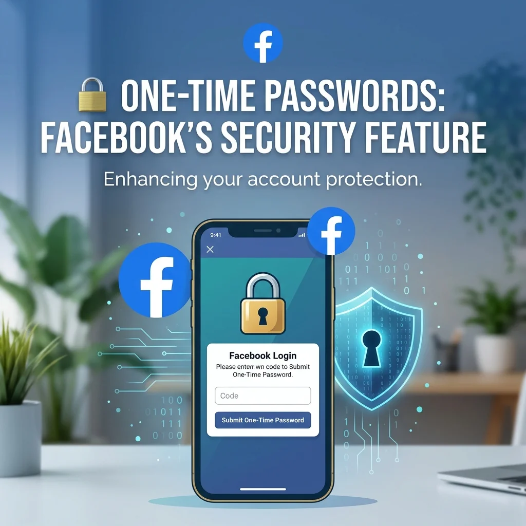 32665 one-time passwords, Facebook security feature, SMS verification codes, two-factor authentication, and account protection