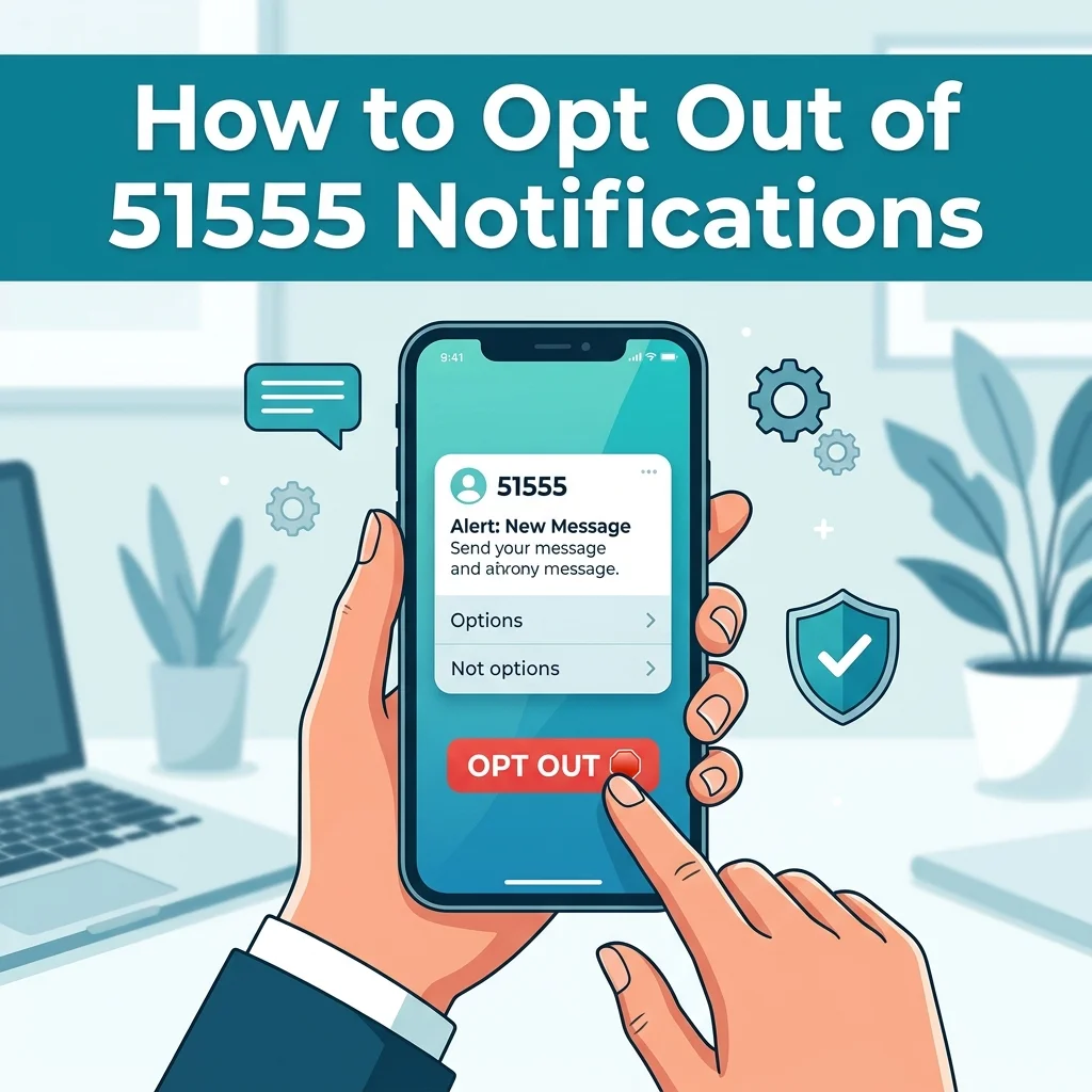 How to opt out of 51555 notifications, including SMS unsubscribe instructions, STOP commands, text subscriptions, and messaging safety