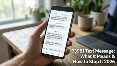 73981 text message meaning, SMS alerts, unwanted messages, short code information, and how to stop texts in 2026