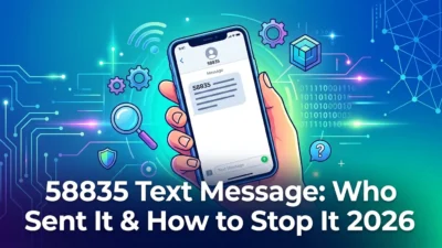 58835 text message meaning, sender information, SMS alerts, unwanted messages, and how to stop them in 2026