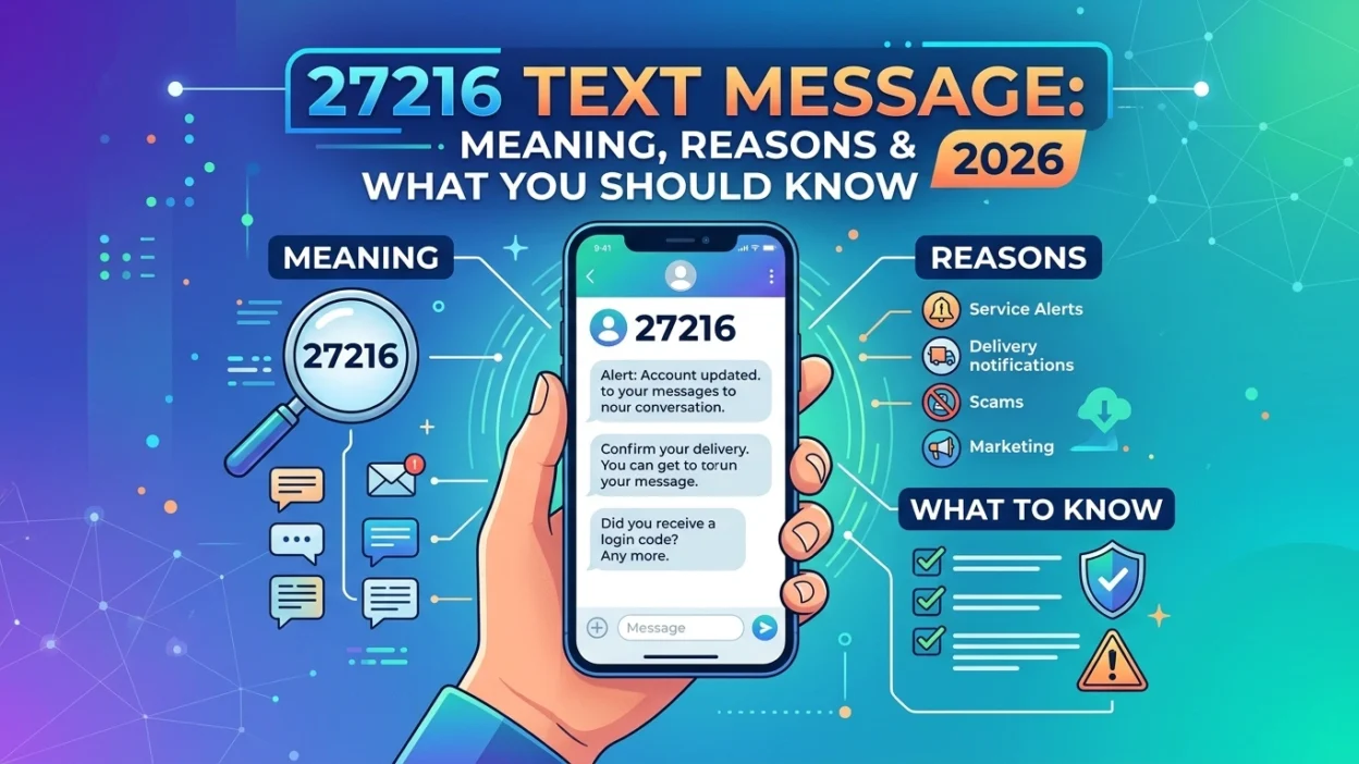 27216 text message meaning, short code alerts, verification messages, service notifications, and what to know in 2026