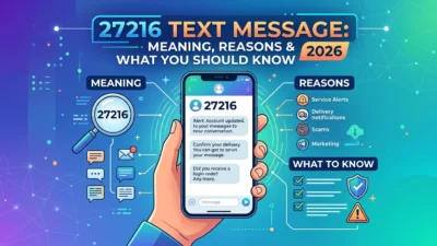 27216 text message meaning, short code alerts, verification messages, service notifications, and what to know in 2026