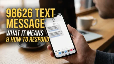 98626 text message meaning, SMS alerts, verification codes, service notifications, and safe ways to respond in 2026