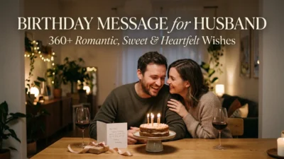 Birthday messages for husband with 360+ romantic, sweet and heartfelt wishes