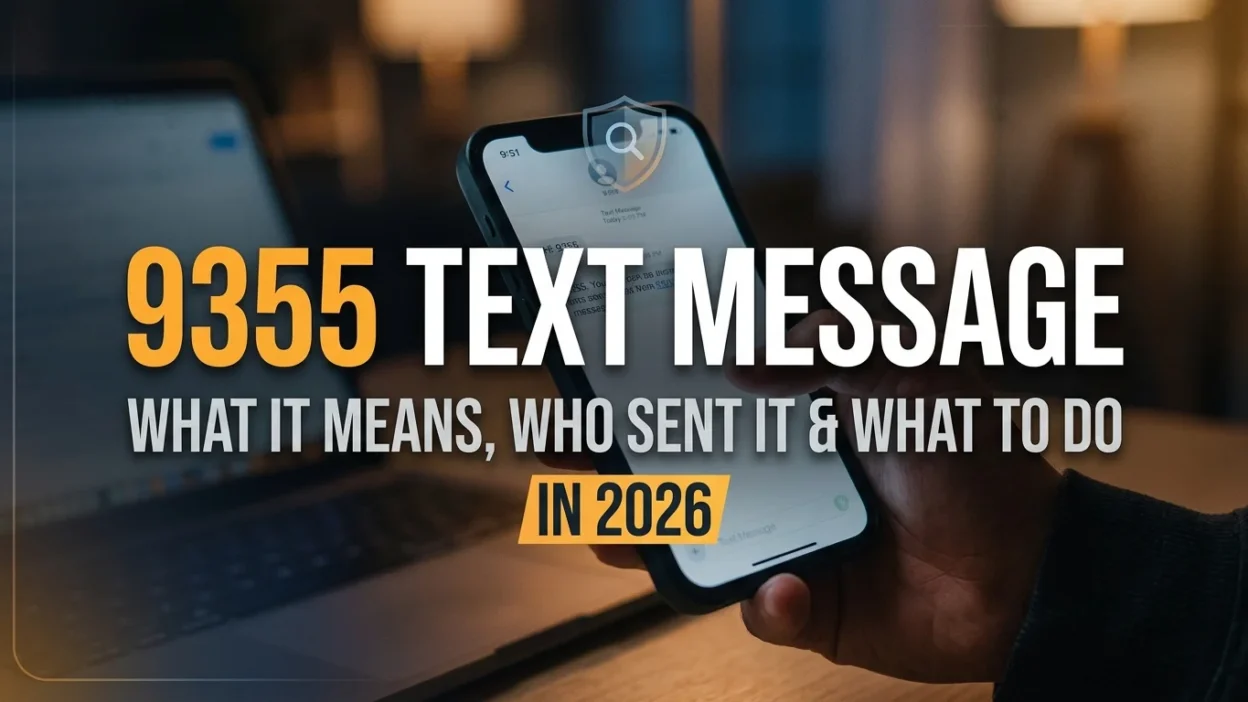 9355 text message meaning, who sent it, and what you should do in 2026
