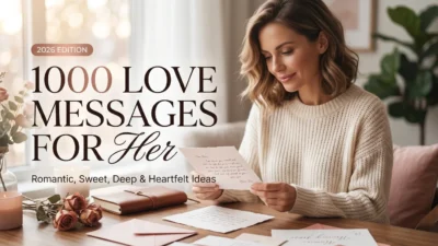1000 love messages for her with romantic, sweet, deep and heartfelt ideas for 2026